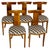 Mid 20th Century Set of Five Walnut Dining Chairs, Italy Mid-20th Century For Sale - Image 5 of 18