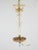 Vintage Traditional Floral Three-Arm 24k Gold Infused Murano Glass Chandelier For Sale In Chicago - Image 6 of 12