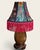 Handcrafted Covington Abelia Garden Embroidered Designer Lamp Shade With Rayon Pink Fringe For Sale - Image 4 of 7