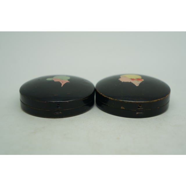 2 Antique Art Deco Celma Company Flapper Rouge Powder Makeup Compacts For Sale - Image 4 of 18