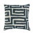 Modern Azul Kuba Linen Pillow For Sale - Image 3 of 10