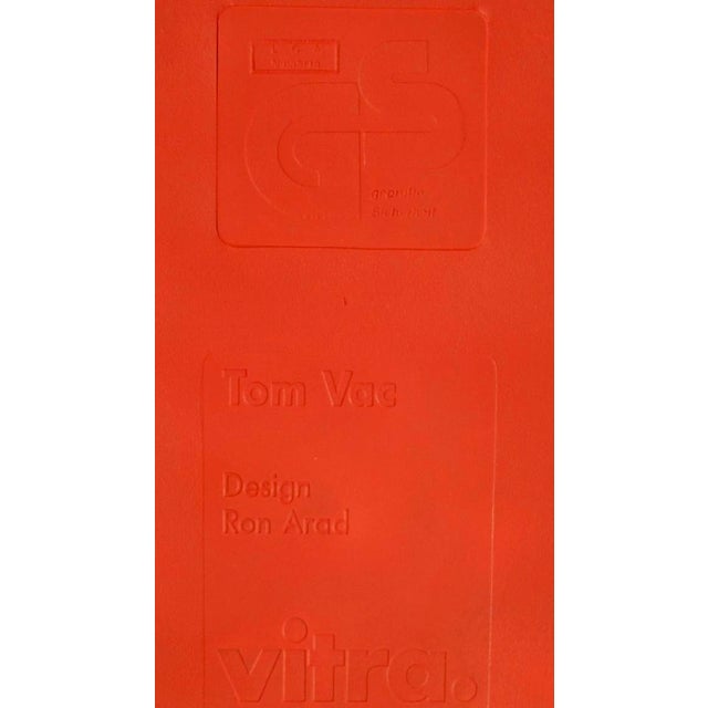 2010s Pair of Vitra “Tom Vac” Chairs by Ron Arad, Red For Sale - Image 5 of 5