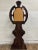 Wood Antique Victorian Style Oak Hall Stand Hall Tree With Mirror and Hooks For Sale - Image 7 of 7
