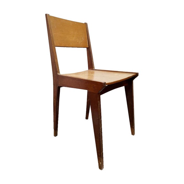 Set of Mid-Century Beech Desk Chairs For Sale - Image 10 of 16