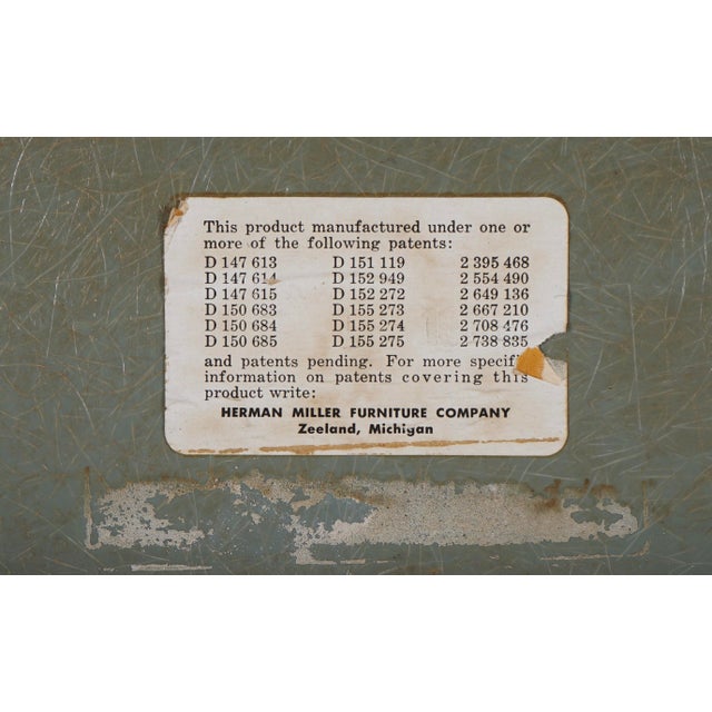 Vintage Eames Fiberglass DSS Stacking Chairs by Charles and Ray Eames for Herman Miller Set of 4 For Sale - Image 9 of 12