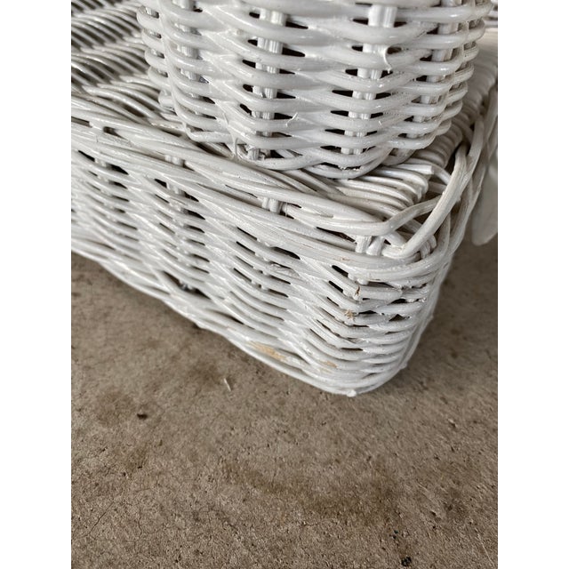 Wicker Elephant Garden Stool Chairish