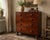 Early Victorian Figured Mahogany Chest of Drawers, 1840s For Sale - Image 3 of 12