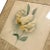 Mid-Century Modern 1940s Pos War Hawaiian Airbrush Casablanca Lily on Paper Framed For Sale - Image 3 of 7