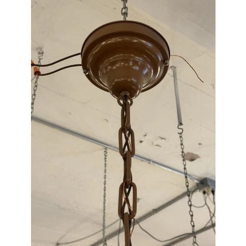 Vintage 1940s Root Beer Barrel Pendant Ceiling Light Rewired For Sale - Image 12 of 12