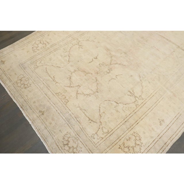 Early 20th Century Early 20th Century Zabihi Collection Turkish Mercerized Cotton Rug - 6'7" x 9'11" For Sale - Image 5 of 12