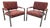 Mid 20th Century Attributed to Milo Baughman for Thayer Coggin Flat Bar Chrome Lounge Chairs For Sale