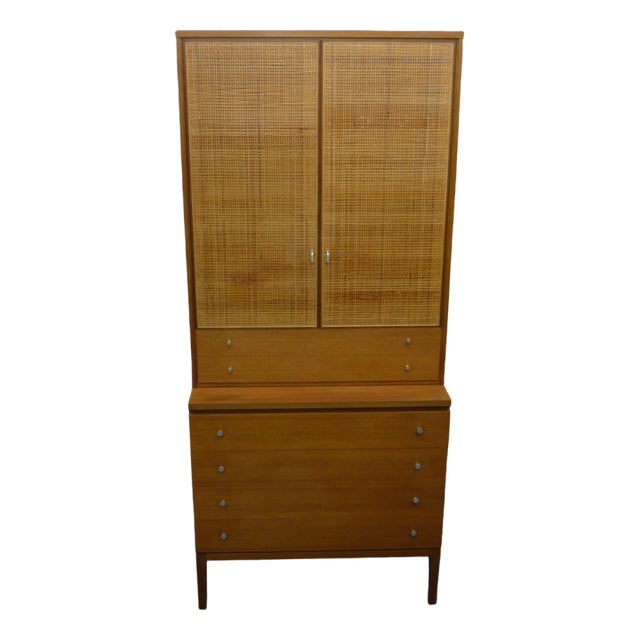 Walnut Highboard Buffet by Paul McCobb for WK Möbel, 1950s For Sale