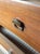 Mid Century Modern Three Drawer Chest With Curved Drawer Fronts and Brass Hardware For Sale - Image 13 of 17