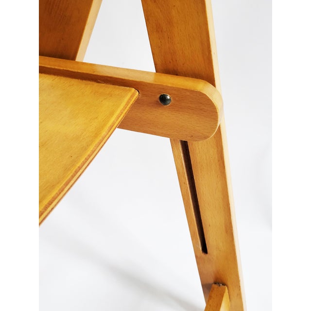 Wood Vintage Scandinavian Folding Chair, 1970s For Sale - Image 7 of 13