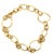 Metal Vintage Italian 18k Gold Modernist Open Link Necklace For Sale - Image 7 of 10
