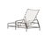 Not Yet Made - Made To Order Brown Jordan Kantan Aluminum Suncloth Chaise Lounge, Mica frame with White fabric For Sale - Image 5 of 11
