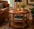 Vintage Baker Furniture Three-Tier Octagonal Walnut & Cane Side Table Beautifully refinished and crafted with the...