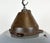 Mid-Century Modern Industrial Grey Enamel and Cast Iron Pendant Light, 1960s For Sale - Image 3 of 17