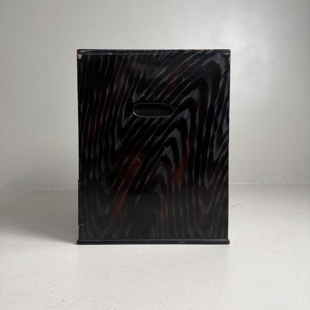 Japanese Lacquered Kodansu Storage Cabinet or Writing Box,, 1920s For Sale - Image 11 of 14