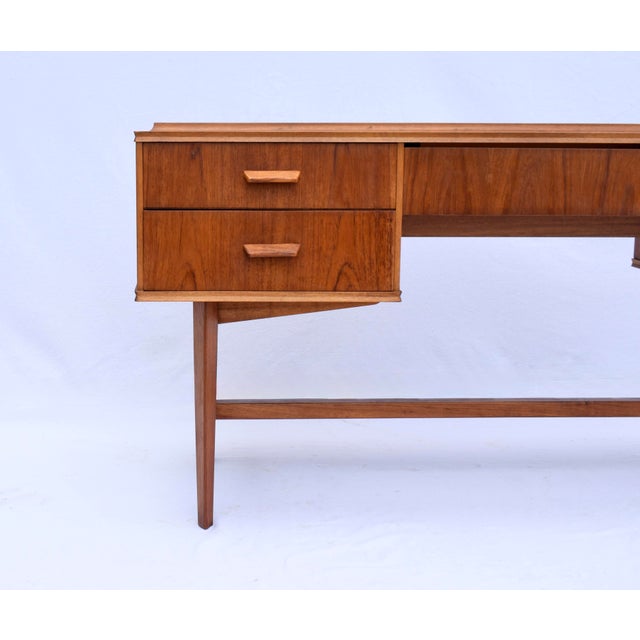Mid 20th Century Danish Modern Teak Desk Set by Gimson & Slater LTD For Sale - Image 5 of 16