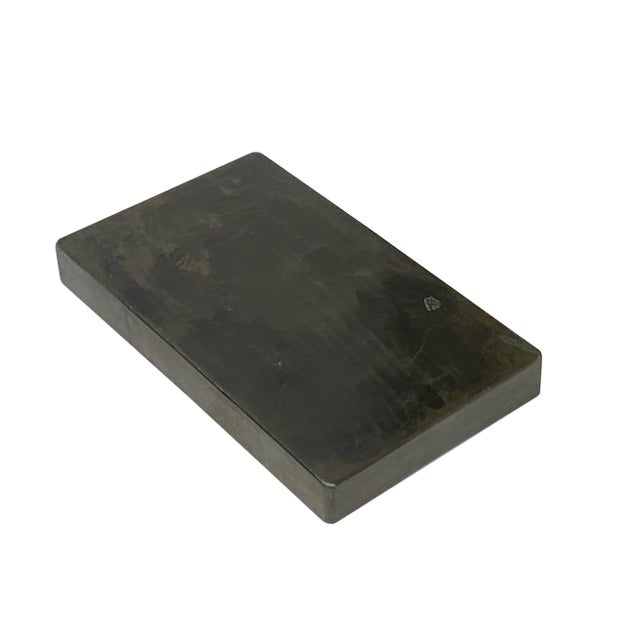 The Oriental Asian Plain Rectangular Ink Stone Ink Well Dip Pad is a meticulously crafted and aesthetically pleasing...