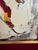 1980s 1980 Morris Katz (1931–2010) Original Oil Painting Clown Impasto Palette Knife For Sale - Image 5 of 13