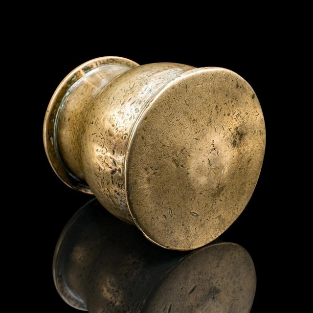 Antique Mortar & Pestle, English, Bronze Apothecary, Kitchen Aid, Carolean, 1670 For Sale - Image 9 of 11