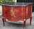 1990s 19th C Style Red Chinoiserie & Black Marble Commode - Newport Historic Mansion Collection For Sale - Image 5 of 7