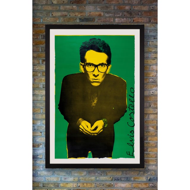 One of a series of five oversized posters produced by innovative stiff records design director barney bubbles to promote...