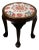 Beautifully Crafted Vintage Victorian-Style Footstool With Suzani Embroidery For Sale