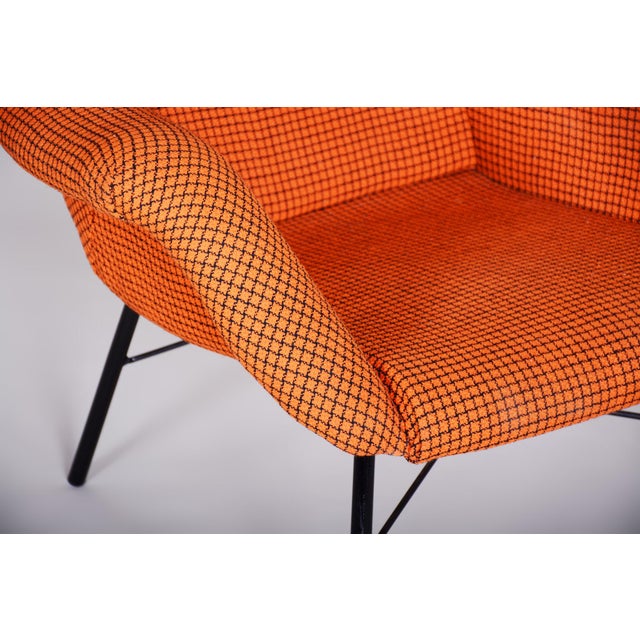 Metal Mid-Century Armchairs attributed to Miroslav Navrátil, Czech, 1960, Set of 2 For Sale - Image 7 of 9