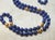 The length of the necklace is 30 inches (76 cm). The size of the smooth round sodalite beads is 8 mm, the size of the...