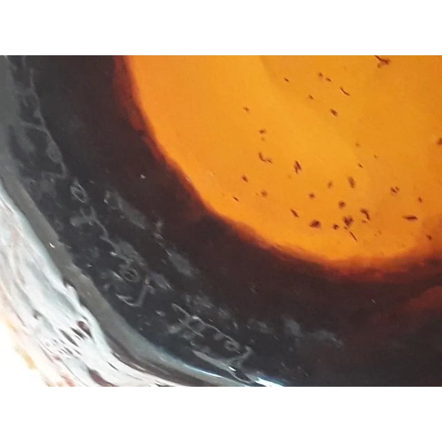 Glass Vase by Pertti Santalahti for Kumela, 1970s For Sale - Image 3 of 6