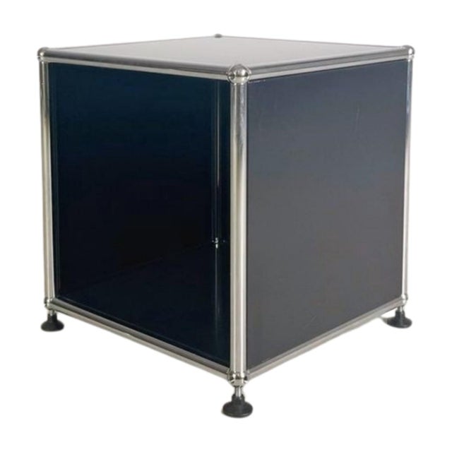 Black Steel Blue Coffee Table from Usm Haller For Sale - Image 8 of 8