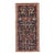 Antique Circa 1880 Blue Akstafa Caucasian Hand Knotted Rug 3ft 10in X 8ft 2in For Sale