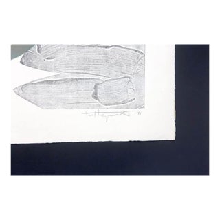 1970s Tadeusz Lapinski Silent Spheres Lithograph For Sale