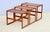 1960's Mid-Century Modern Danish Teak Nesting Tables For Sale - Image 9 of 12
