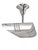 Mid 20th Century French Modernist Art Deco Billiard Chandelier Highly Polished Nickel & GlassRods For Sale - Image 18 of 18