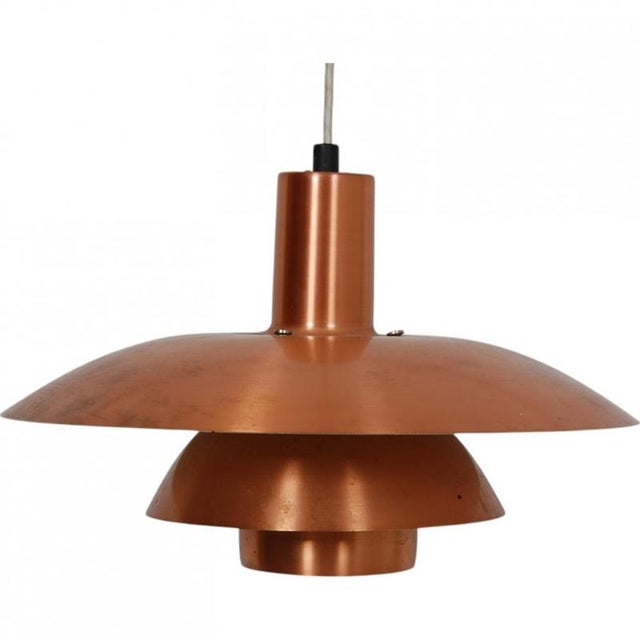 Vintage PH 4/4 Copper Pendant Light by Poul Henningsen, 1970s For Sale - Image 11 of 11