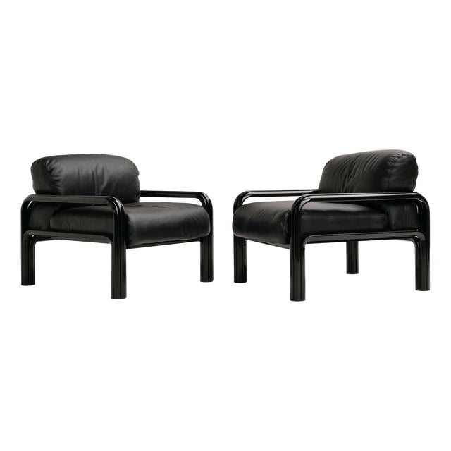 Model 54 Lounge Chairs by Gae Aulenti for Knoll, 1970s, Set of 2 For Sale