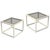 Off-white Modern Lacquered Side Tables - A Pair For Sale - Image 8 of 8