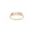 Metal Marquise Cut Pink Tourmaline Half Band Ring for Her Size 8 For Sale - Image 7 of 10