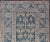 Measures: 3'11 x 6'3 Blue and Cream Turkish Oushak Rug Vintage with All-Over Motif Design. Keivan Woven Arts / rug...