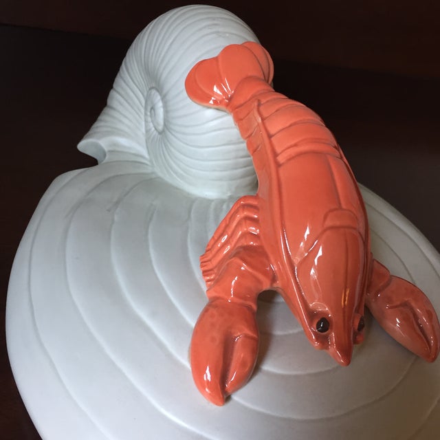 Fitz and Floyd Vintage Ceramic Lobster Tureen Chairish