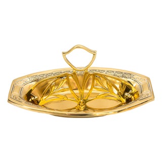 Jugendstil Brass Centerpiece, 1907 For Sale