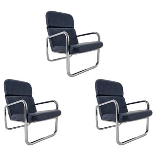 Mid-Century Armchairs, 1950s, Set of 3 For Sale