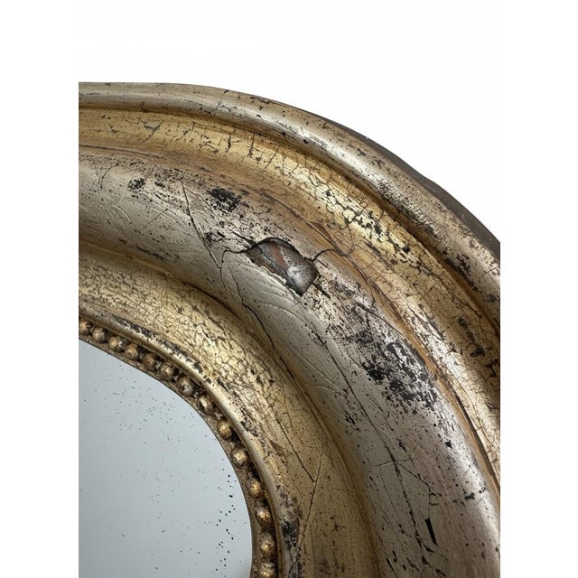 Wood 19th Century Louis Philippe Giltwood Wall Mirror For Sale - Image 7 of 11