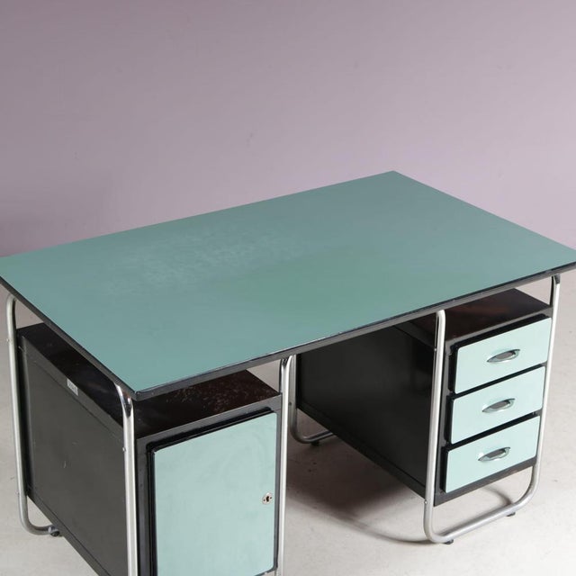 Bauhaus Style Desk from Torck, Belgium, 1950s For Sale - Image 11 of 15