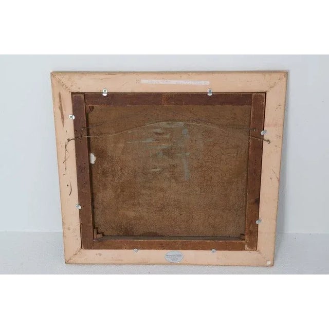 Early 20th Century French Oil Painting of a Castle on a Hill, Framed For Sale In New York - Image 6 of 9