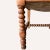 French Bobbin Wood Turned Barley Twist and Leather Chair, 1850s For Sale - Image 4 of 14